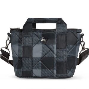 Lug Dory Mini Crossbody Bag in Buffalo Check Grey
